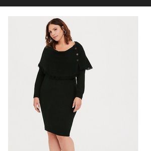 Torrid Outlander Forest Green Sweater dress